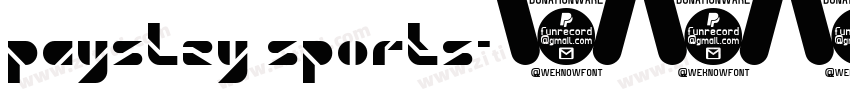 paysley sports字体转换